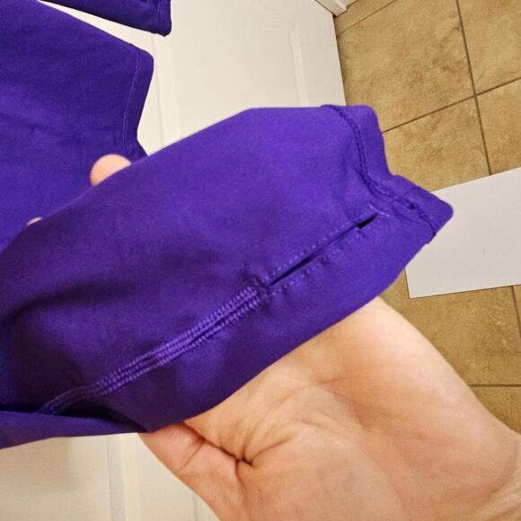 Nike Pro Long Sleeve V-Neck Top - Women's Size S - Purple - Picture 6 of 6